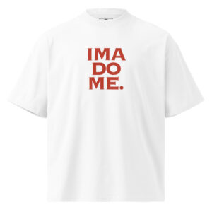 Unisex organic oversized high neck t-shirt
