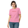 Women’s organic ribbed neck t-shirt - Image 2