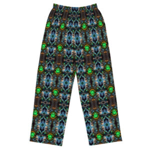 All-over print unisex wide-leg pants