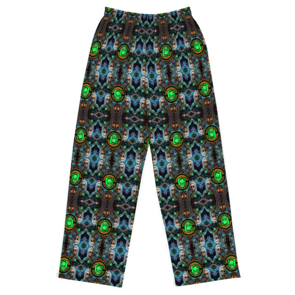 All-over print unisex wide-leg pants