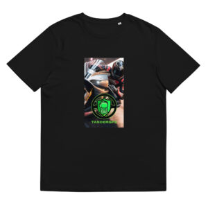 Unisex organic ribbed neck t-shirt