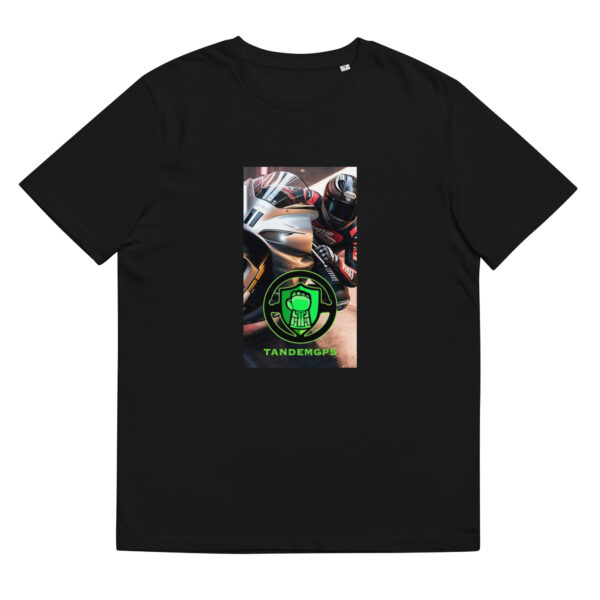 Unisex organic ribbed neck t-shirt